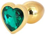 Guilty Toys Anal Plug Hearty Buttplug, Medium, Gold/Dark Green