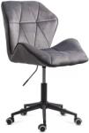 CHAIRS-ON Scaune de birou din catifea OFF 643 gri