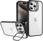 Tel Protect Kitámasztós tok + kamera üveg (lencse) iPhone 11 Pro Max fekete