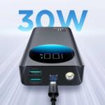 JOYROOM Powerbank Joyroom JR-PBF02 30W 20000mAh + USB-A - USB-C kábel 0.25m - fekete - smartdiszkont
