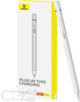 Baseus Active stylus Baseus Smooth Writing Series Stylus plug-in USB-C töltéssel (fehér)