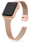 Tech-Protect Apple Watch 4 / 5 / 6 / 7 / 8 / SE (38 / 40 / 41 mm) Tech-Protect Thin Milanes óraszíj Blush Gold