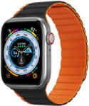 DUX DUCIS Apple Watch SE, 9, 8, 7, 6, 5, 4, 3, 2, 1 (41, 40, 38 mm) Dux Ducis Univerzális mágneses óraszíj (LD verzió) fekete-narancsssárga
