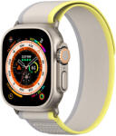 DUX DUCIS Apple Watch Ultra/8/7/6/SE/5/4/3/2/1 (42, 44, 45, 49 mm) Dux Ducis Tépőzáras sportszíj YJ változathoz sárga-bézs