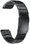 Tech-Protect Garmin Fenix 3/5X/3HR/5X PLUS/6X/6X PRO/7X Tech-Protect Steel Band óraszíj fekete