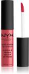 NYX Cosmetics Soft Matte Lip Cream ruj lichid mat, cu textură lejeră culoare 08 San Paulo 8 ml