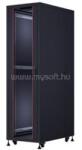 Formrack 16U Cosmoline 600x1000 19" szabadon álló rack szekrény - RAL9005 fekete (CSM-16U60100) (CSM-16U60100)