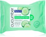 Beauty Formulas Cucumber tisztító törlőkendő uborka kivonattal 25 db