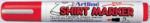 Artline T-Shirt marker Artline, corp plastic, varf rotund 2.0mm - rosu (EKT-2-RE) - forit