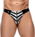 Black Level 2 Tone Vinyl Thong 2890534 S