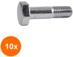 Schaefer-Peters Set 10 x Surub Cap Hexagonal Partial Filetat 931 Inox A2 -M10 x 190 (COR-10x0931210190S)