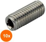 Schaefer-Peters Set 10 x Stift Filetat Locas Inbus Con Interior 916 Inox A2 -M12 x 35 (COR-10x091621235S)