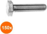 Schaefer-Peters Set 150 x Surub Cap Hexagonal Total Filetat 933 Inox A2 -M4 x 10 (COR-150x09332410S)