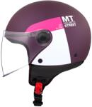 MT Helmets MT STREET INBOARD C8 nyitott motoros sisak matt lila-rózsaszín