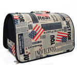  Geanta Transport Large News 51x25x29 cm, pentru caini si pisici
