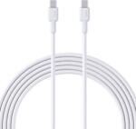 AUKEY CB-NCC2 USB-C-USB-C kábel, 60W, 1, 8m (fehér) (CB-NCC2 White) - mione