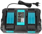 Makita DC18RD dupla gyorstöltő LXT 7, 2V-18V - utángyártott