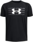 Under Armour UA B TECH WM LOGO SS-BLK Rövid ujjú póló 1386819-001 Méret YMD - top4running