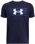Under Armour UA B TECH WM LOGO SS-BLU Rövid ujjú póló 1386819-410 Méret YSM - top4running