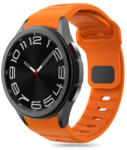 Tech-Protect Silicone Line szíj Samsung Galaxy Watch 4 / 5 / 5 Pro / 6 / 7 / FE, orange