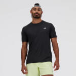New Balance Athletics T-Shirt férfi rövid ujjú futópóló M (NBMT41253-BK-M)