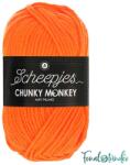 Scheepjes Chunky Monkey 1256 Neon Orange - narancs akril fonal