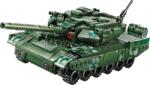 Qman ® 42301 | készségfejlesztő építőjáték | 642 db építőkocka | 8-az-1-ben Háborús tank kerekeken (PZTV-QH42301)