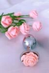 Guilty Toys Anal Plug Rose Pleasure Medium, Silver/Pink