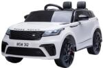 ProCart Masinuta electrica 2x25W, Range Rover Velar, 2 locuri, centura, USB, MP3, roti spuma EVA, alb