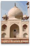  Festés számok szerint - Taj Mahal közelről Méret: 40x60cm, Keretezés: Keret nélkül (csak a vászon)