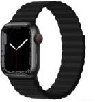 DEVIA Apple iWatch Devia Delux Sport 3 Silicone Magnet 42/44/45mm Óraszíj - Fekete