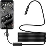  Endoszkóp kamera MicrosUSB és USB 5m 3db (325T)