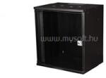 EQUIP Fali Rackszekrény - EWM-12-5440-B (19", 12U, 540x400mm, lapra szerelt, fekete) (EQUIP_EWM-12-5440-B) (EQUIP_EWM-12-5440-B)