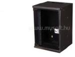 EQUIP Fali Rackszekrény - EWM-09-3030-B (10", 9U, 300x300mm, lapra szerelt, fekete) (EQUIP_EWM-09-3030-B) (EQUIP_EWM-09-3030-B)