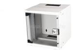 EQUIP Fali Rackszekrény - EWM-06-3030-B (10", 6U, 300x300mm, lapra szerelt, szürke) (EQUIP_EWM-06-3030-G) (EQUIP_EWM-06-3030-G)