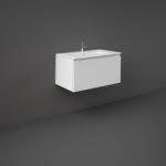 RAK Ceramics Mobilier pentru lavoar Rak, Joy-Uno 80 cm, suspendat, 1 sertar, alb (UNOWH080PWH)