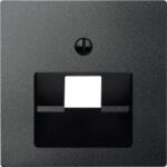 Schneider Electric Schneider Merten fedlap, 1xRJ45 aljzathoz, döntött, antracit (System-M) (MTN298314)