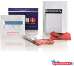 Coex Futártasak B5, 190x250 + 50 mm. szilikonos záródás 100 db/csomag Coex Fehér/Fekete (COEX68289) - nyomtassotthon