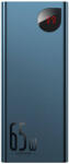 Baseus Powerbank Baseus Adaman Metal 20000mAh, PD, QC 3.0, 65W, 2xUSB + USB-C + mikro USB, (kék)
