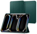 Spigen ACS07759 Tablet Tok - Apple iPad Pro 11, Asztali tartós, Oldalra Nyíló, Textil, Zöld (ACS07759)