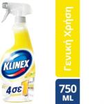 KLINEX Антибактериален спрей 4 в 1 Лимон, Klinex 4 in 1 Cleaning Spray General Use Disinfectant Lemon 750ml