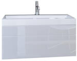 Venezia Luna mosdószekrény + mosdókagyló - 60 cm (magasfényű fehér)