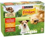 Friskies ADULT multipack marhahússal, csirkével és bárányhússal lében 12 x 85 g