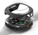 Ringke RING0409 Ringke Slim Samsung Galaxy Watch Ultra ütésálló tok + kijelzővédő üvegfólia, 9H tempered glass, titanium fekete (RING0409)