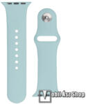  Okosóra szíj - VILÁGOSKÉK - szilikon - APPLE Watch Series 1/2/3 42mm / 4/5/6/SE 44mm / 7/8/9 45mm / Ultra / Ultra 2 49mm