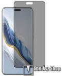 Privacy Anti-Peep előlap védő karcálló edzett üveg - FEKETE - 9H, betekintés elleni védelemmel - A TELJES KIJELZŐT VÉDI! - HUAWEI Honor Magic6 Pro