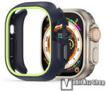 DUX DUCIS BAMO okosóra műanyag védő tok / keret (bumper) - VILÁGOSZÖLD / FEKETE - szilikon keret, ERŐS VÉDELEM! - APPLE Watch Ultra (49mm) / Watch Ultra 2 (49mm)
