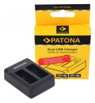 PATONA GoPro HERO 9/ 10/ 11 Akkumulátor Dupla Töltő - Dupla-Töltő (Charger) (9885)