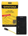PATONA Sony NP-F550/770/970 Töltő - NP-F550 F570 F750 F770 F960 F970 F980 Akkumulátor Utazó-Dupla-Töltő (Charger) (141525)