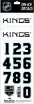 Sportstape ALL IN ONE HELMET DECALS - LOS ANGELES KINGS Védősisakszám
